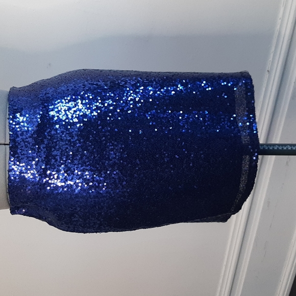 Rickis extra small navy sequin skirt - Picture 1 of 4